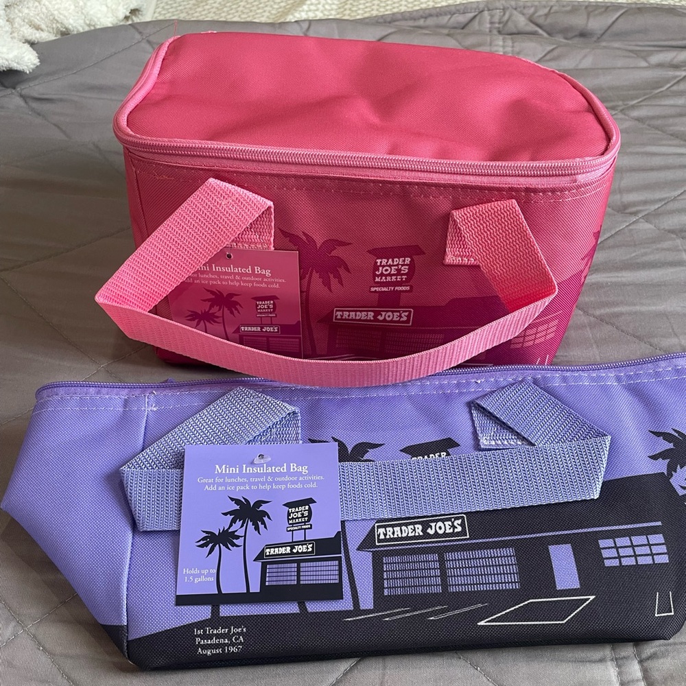 2 Trader Joe’s Mini Insulated Bags